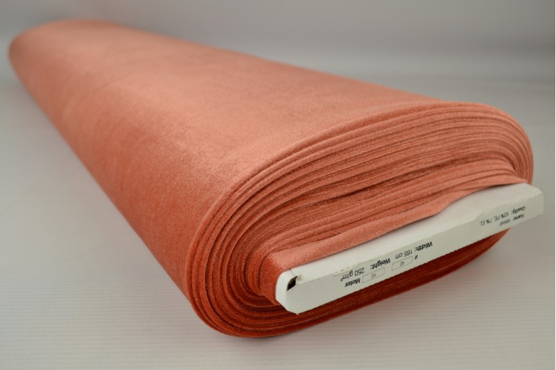Velvet stof – Koper – Rol