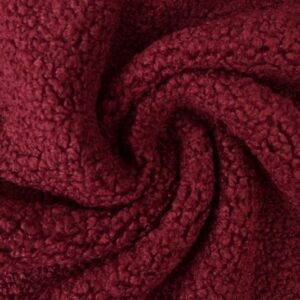 Teddy bont - Bordeaux rood