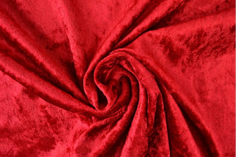 Velours de panne - Rood