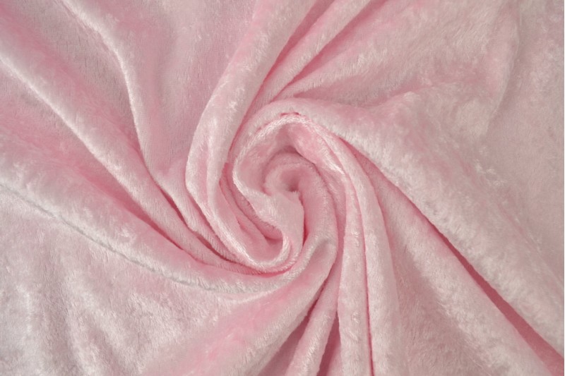 Velours de panne - Baby roze