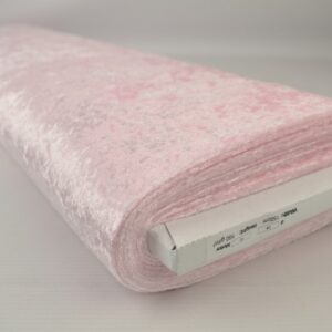 Velours de panne - Baby roze - Rol