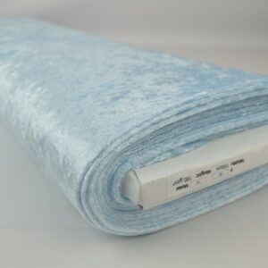Velours de panne - Baby blauw - Rol