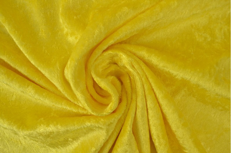 Velours de panne - Geel
