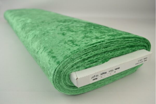 Velours de panne - Groen - Rol