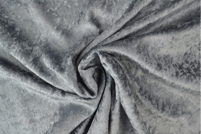 Velours de panne – Donkergrijs
