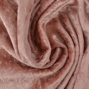 Velours de panne - Oud roze
