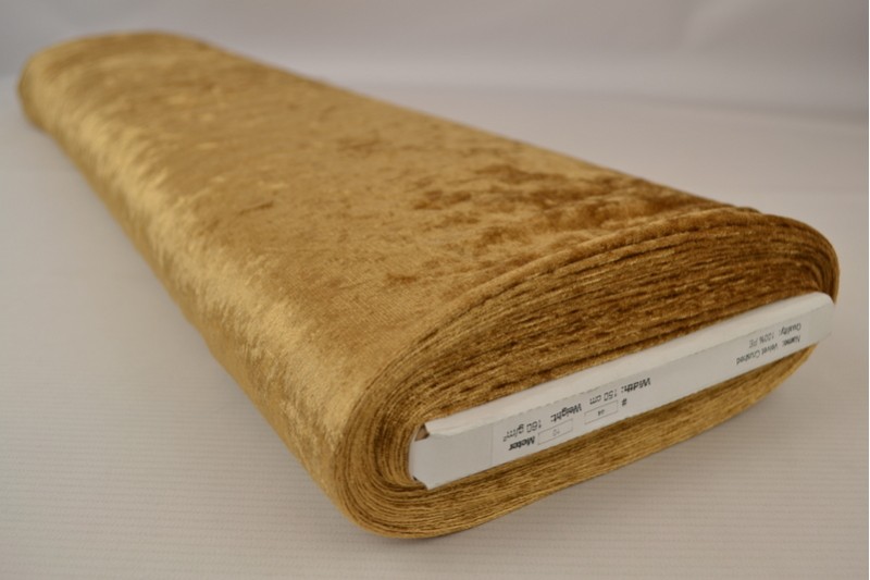 Velours de panne – Goud – Rol