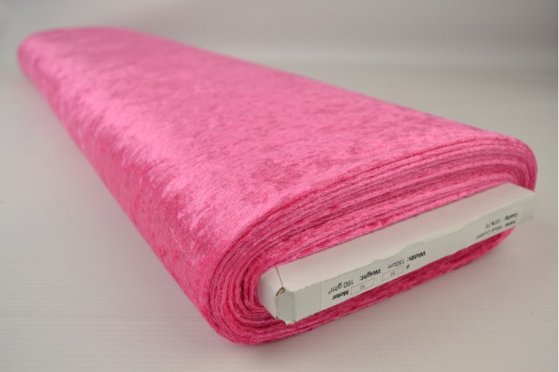 Velours de panne – Fuchsia – Rol