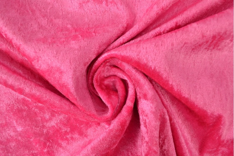 Velours de panne - Fuchsia